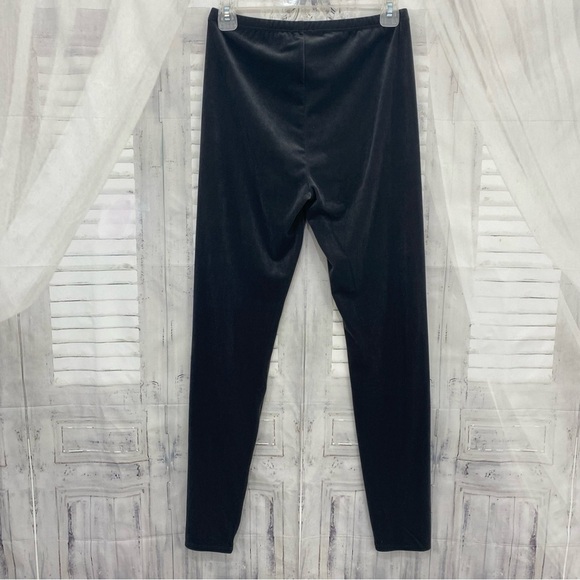 Eileen Fisher Size XS Gray Graphite Ankle Leggings Skinny Velvet Pull On NWT - Picture 6 of 9